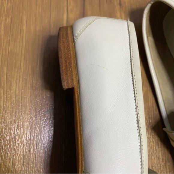 Gucci White Loafer Flat Women Size 37.5 - Picture 10 of 13